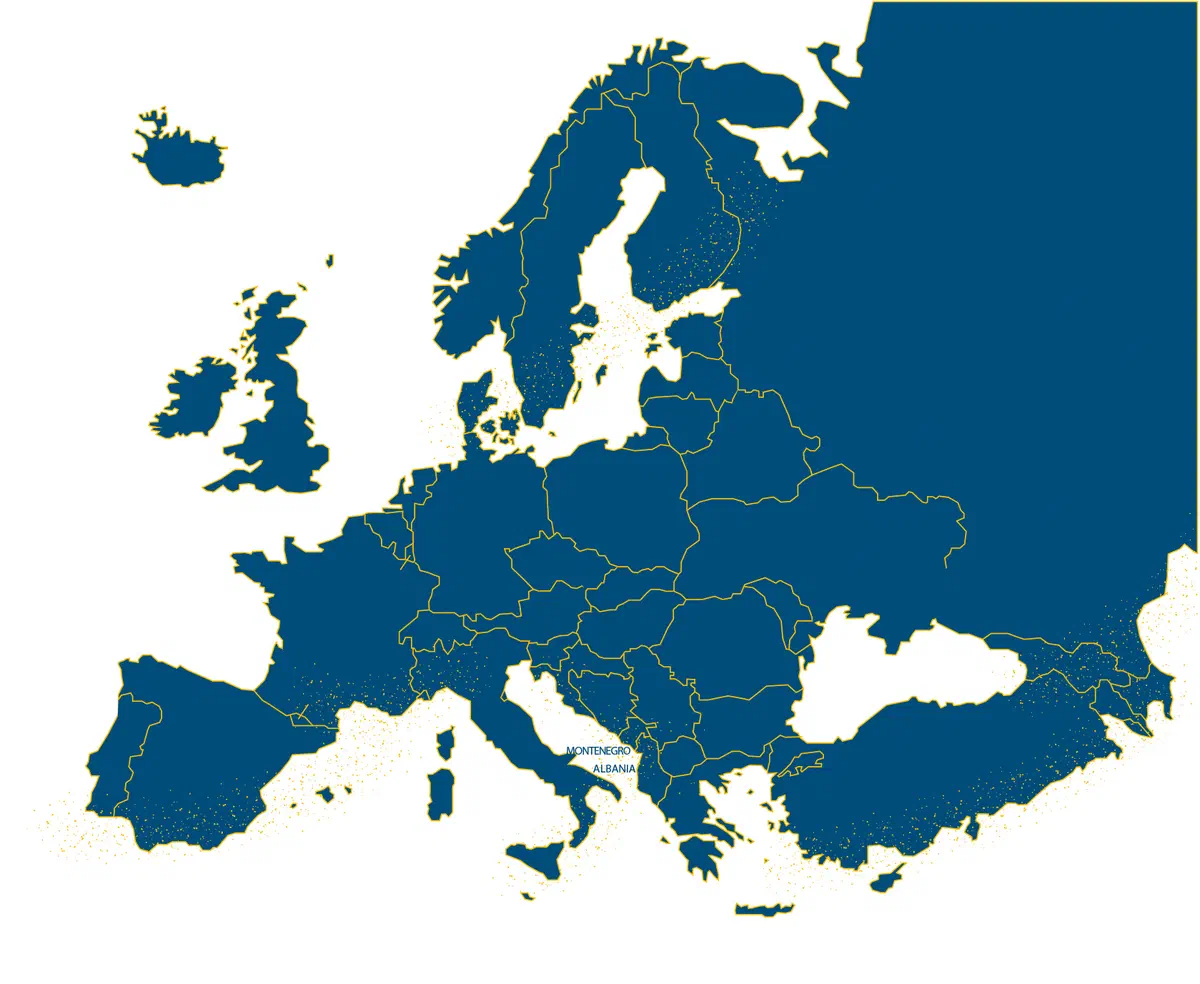 Mapa de Europa: envíos tras el Brexit